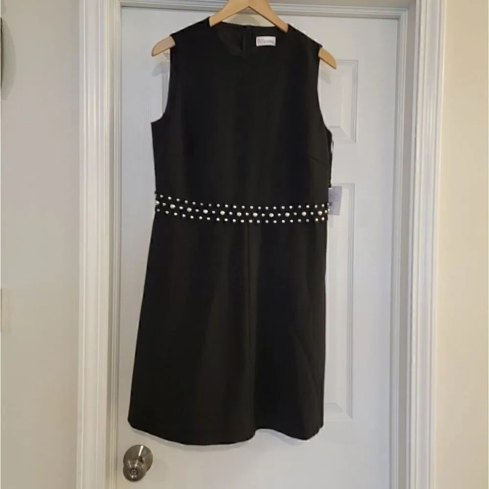 RED Valentino black dress size 46 12/14 NWT